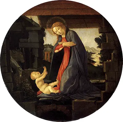 The Virgin adoring the Child Sandro Botticelli